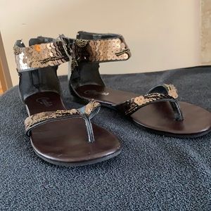 Casimona Black sandals by Candies